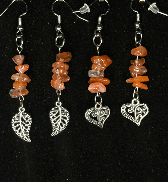 Earring - Chip Crystal/Charm
