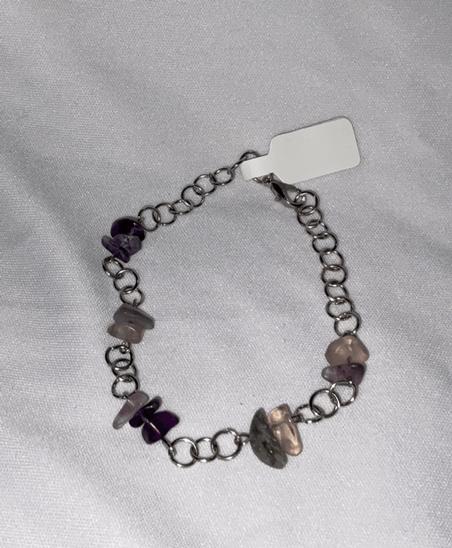 Chain Bracelet - Chip Crystal