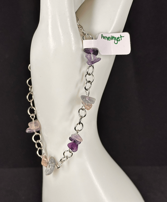 Chain Bracelet - Chip Crystal